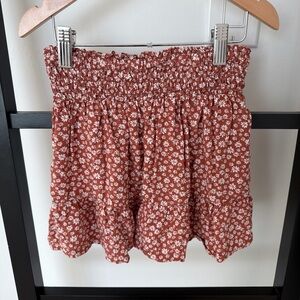 Carter's Red Floral Skirt